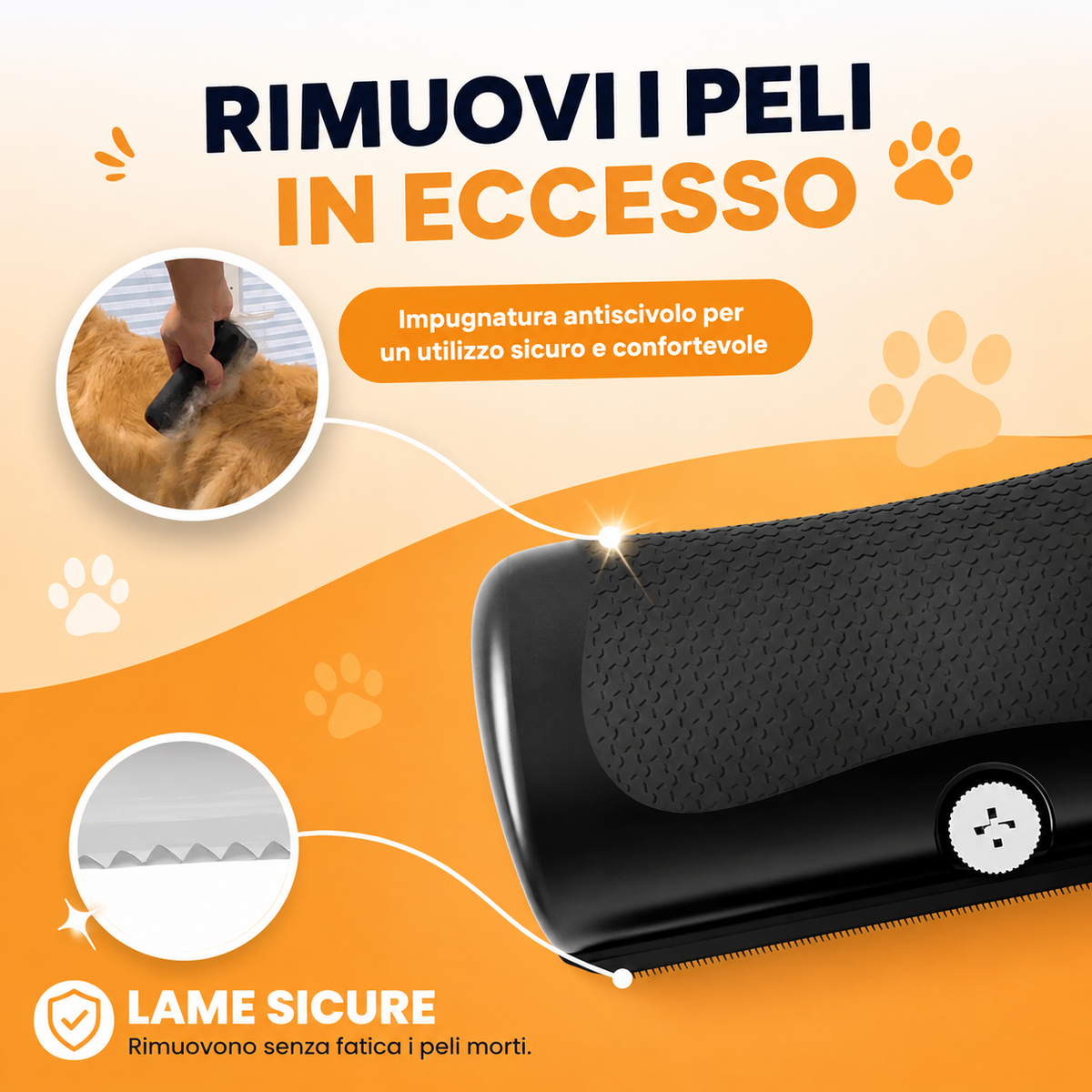 Pettine per la Rimozione dei Peli